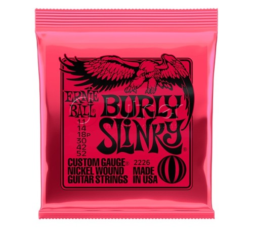 Струны ERNIE BALL 2226 11-52 для электрогитары, никелированная навивка