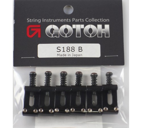 Седла для бриджа GOTOH S188B 6шт. для электрогитары