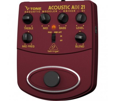 Педаль BEHRINGER V-TONE ACOUSTIC ADI21 для акустической гитары