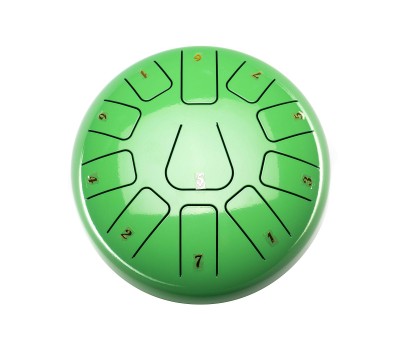 Перкуссионный инструмент глюкофон FOIX FTD88F-GR 20см F major, цвет зеленый