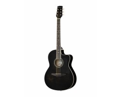 Гитара CARAYA C901T-BK акустическая, с вырезом, цвет черный