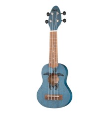 Укулеле (гавайская гитара) ORTEGA K1BL Keiki сопранино, цвет синий