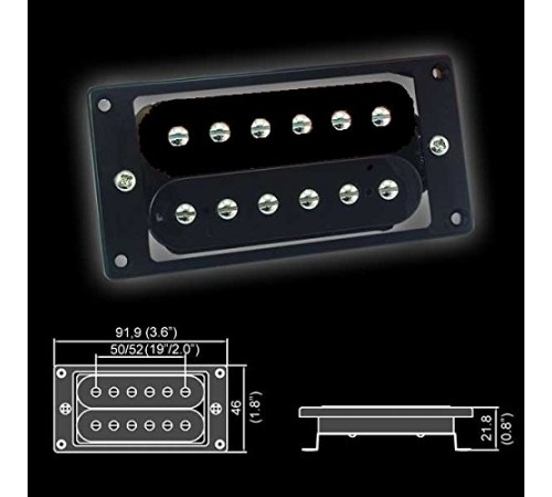 Звукосниматель BELCAT BH32BK Bridge