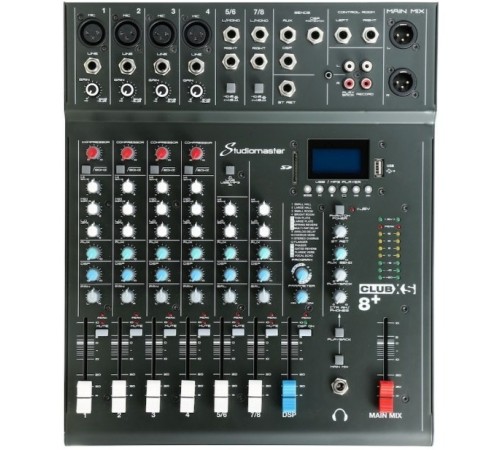 Пульт микшерный STUDIOMASTER CLUB XS8+