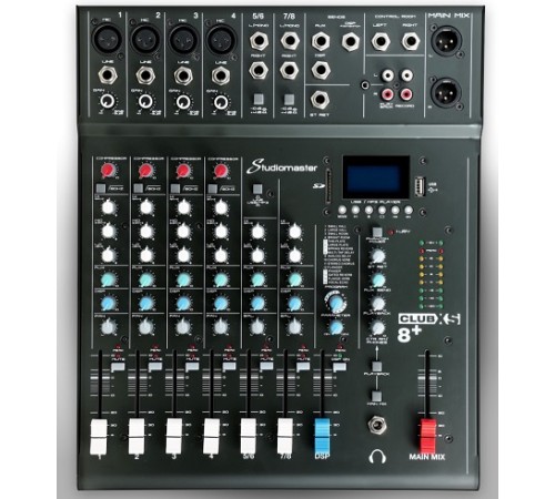 Пульт микшерный STUDIOMASTER CLUB XS8+