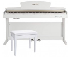 Пианино KURZWEIL M90WH цифровое, цвет белый, с банкеткой