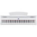 Пианино BECKER BSP102B цифровое, цвет белый с подставкой под пианино и педальным блоком