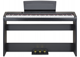 Пианино BECKER BSP102B цифровое, цвет черный с подставкой под пианино и педальным блоком