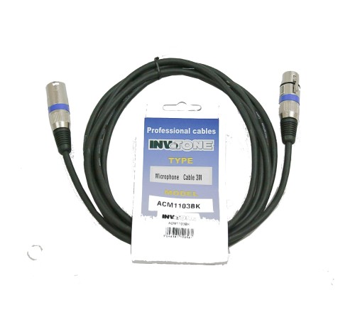 Кабель INVOTONE ACM1103B XLR-XLR 3м