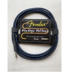 Кабель FENDER 10" Instrument Cable Black инструментальный, джек-джек 3м