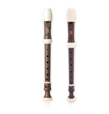Блок-флейта ANGEL AWR-SW(B) Wood Grain сопрано барочная система, цвет коричневый