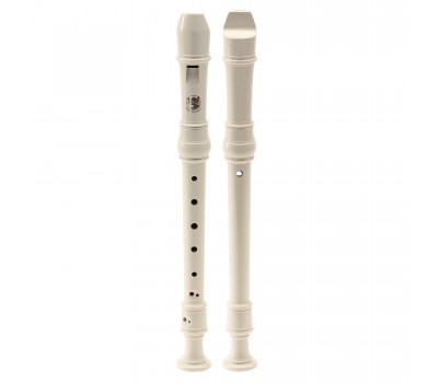 Блок-флейта CASCHA EH3908 сопрано, немецкая система, 3 части, пластик, цвет белый