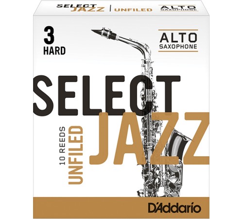 Трость д/альт-саксофона RICO Select Jazz AL 3Н Unfiled