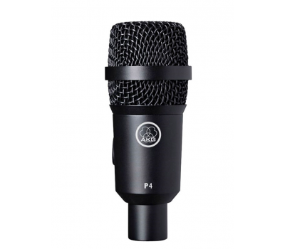 Микрофон AKG P4 динамический для озвучивания барабанов, перкуссии и комбо