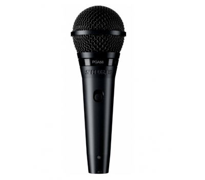 Микрофон SHURE PGA58 XLR-E кардиоидный с кабелем XLR-XLR