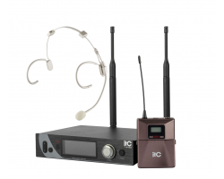 Радиосистема ITC T-530C одноканальная с одним головным микрофоном,LCD дисплей, частотный диапазон 470-510 Mhz