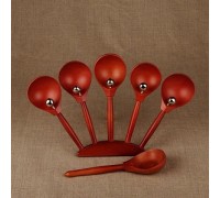 Ложки веерные "пятерка" с бубенцами т1-лж-09