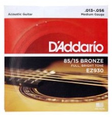 Струны для акустической гитары D'ADDARIO EZ930 13-56