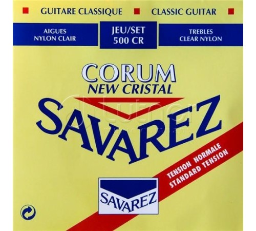 Струны для классической гитары SAVAREZ 500CR Cristal Corum Red