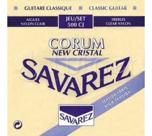Струны для классической гитары SAVAREZ 500CJ Cristal Corum Blue 