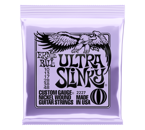 Струны ERNIE BALL 2227 ULTRA Slinky 10-48 для электрогитары, никелированная навивка