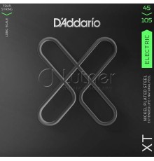 Струны D'ADDARIO XTB45105 XT 45-105 никелированная навивка с покрытием для бас-гитары