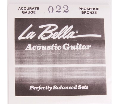 Струна LA BELLA PW022 для акустической гитары