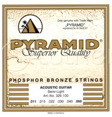 Струны PYRAMID 326100 11-50 фосфор/бронза для акустической гитары