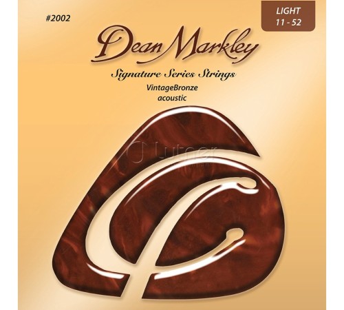 Струны DEAN MARKLEY DM2002 Vintage Bronze 11-52 бронза для акустической гитары