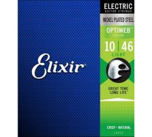 Струны ELIXIR 19052 OptiWeb 10-46 для электрогитары