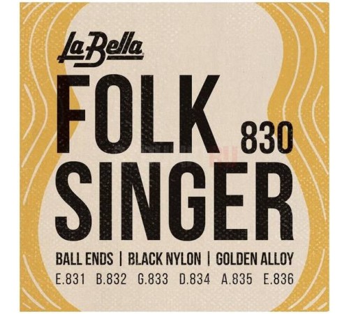 Струны для классической гитары LA BELLA 830 Folksinger 