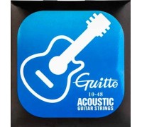Струны для акустической гитары GUITTO GSA10 10-48