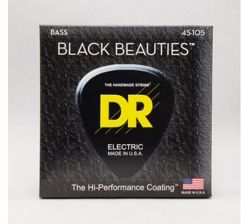 Струны для бас-гитары DR BKB45 Black Beauties 45-105