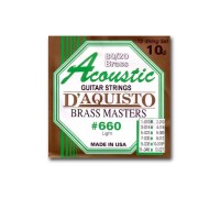 Струны для 12-струнной акустической гитары D'AQUISTO 660L 10-48 