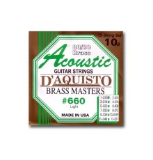 Струны для 12-струнной акустической гитары D'AQUISTO 660L 10-48 