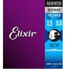 Струны для акустической гитары ELIXIR 11050 Polyweb 12-53 бронза