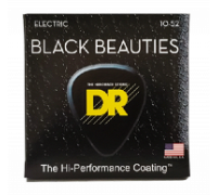 Струны для электрогитары DR BKE10/52 10-52 Black Beauties 
