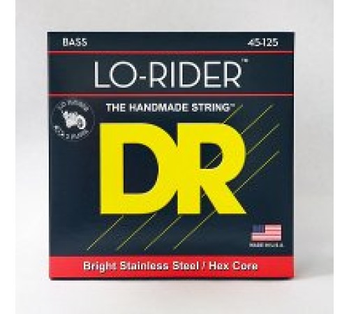 Струны для 5-струнной бас-гитары DR MH5-45 45-125 Lo Rider