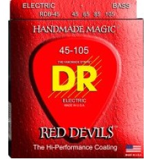 Струны для бас-гитары DR RDB45 45-105 Red Devils