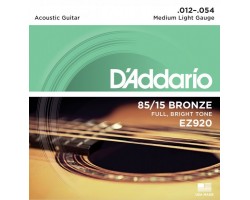 Струны D'ADDARIO EZ920 12-54 бронза для акустической гитары