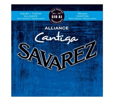 Струны SAVAREZ 510AJ Alliance Cantiga сильного натяжения карбон/серебряная обмотка для классической гитары