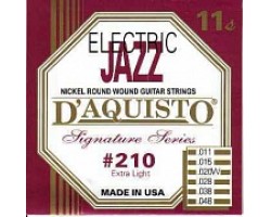 Струны D'AGUISTO 210 11-48 никелированная навивка для электрогитары