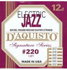 Струны D'AGUISTO 220 12-52 никелированная навивка для электрогитары