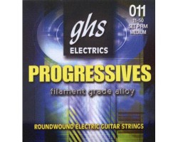 Струны GHS PRM 11-50 для электрогитары сплав 52