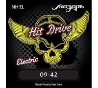 Струны для электрогитары МОЗЕРЪ NH-EL Hit Drive Extra Light 9-42