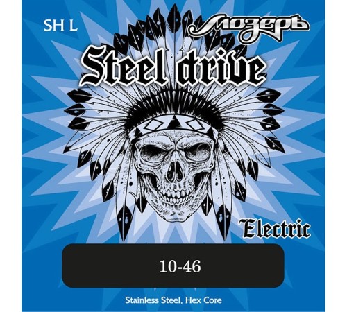 Струны для электрогитары  МОЗЕРЪ SH-L 10-46 Steel Drive