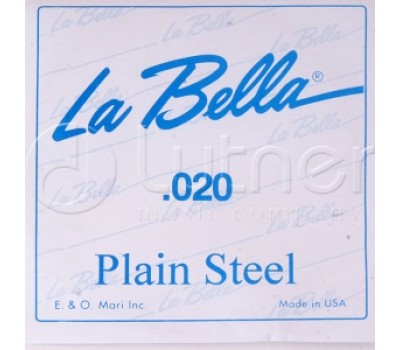 Струна LA BELLA PS020 сталь, без оплетки