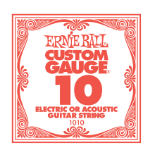 Струна одиночная ERNIE BALL 1010 