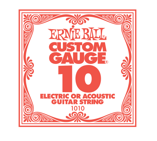 Струна одиночная ERNIE BALL 1010 