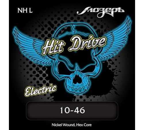 Струны для электрогитары МОЗЕРЪ NH-L Hit Drive Light 10-46 